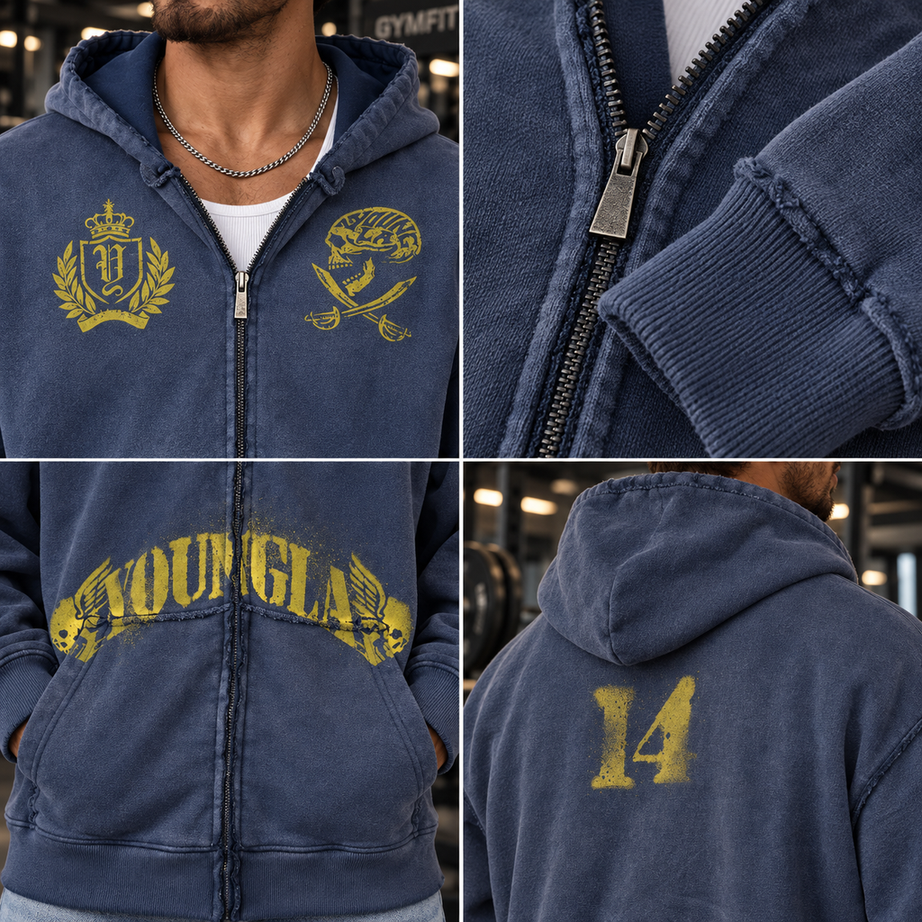 YoungLA Ghost Zip-Ups