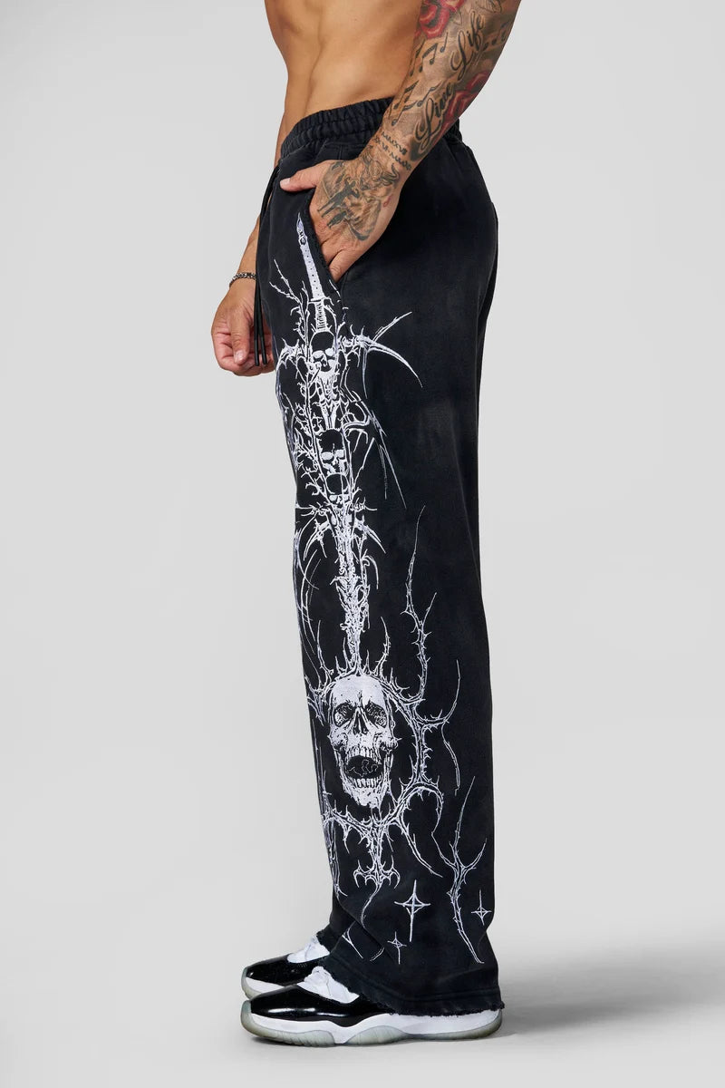 YoungLA Gothic Sword Graphic Sweats