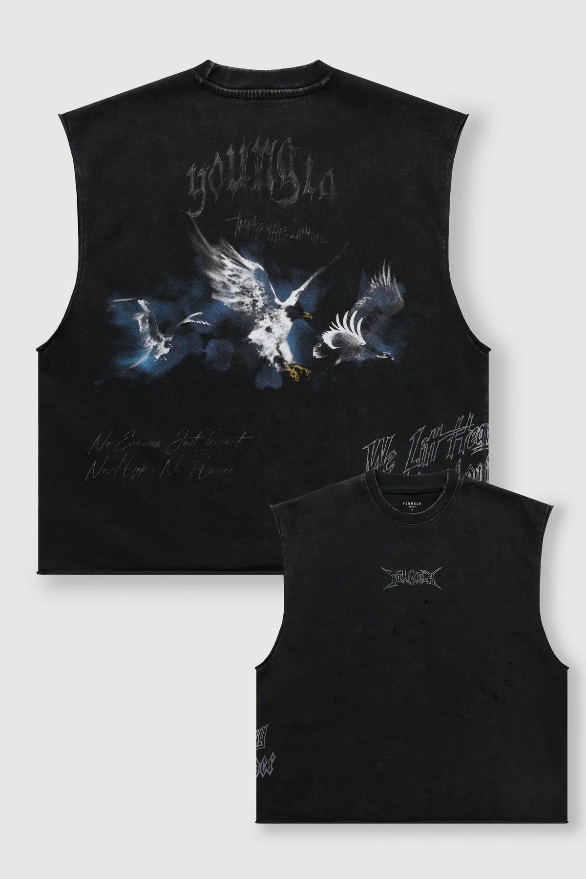 YoungLA Eagle Graphic Cut-Off
