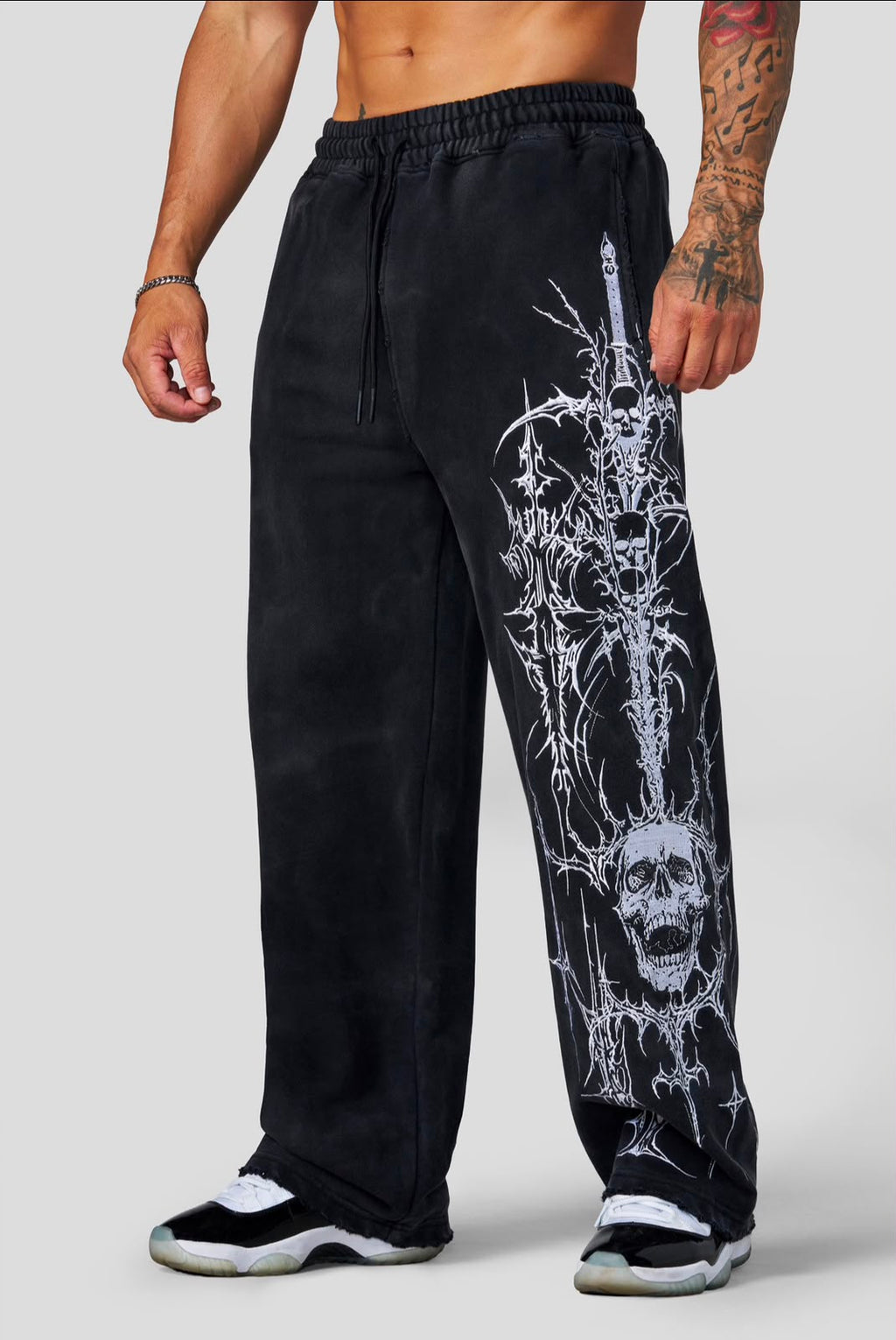 YoungLA Gothic Sword Graphic Sweats