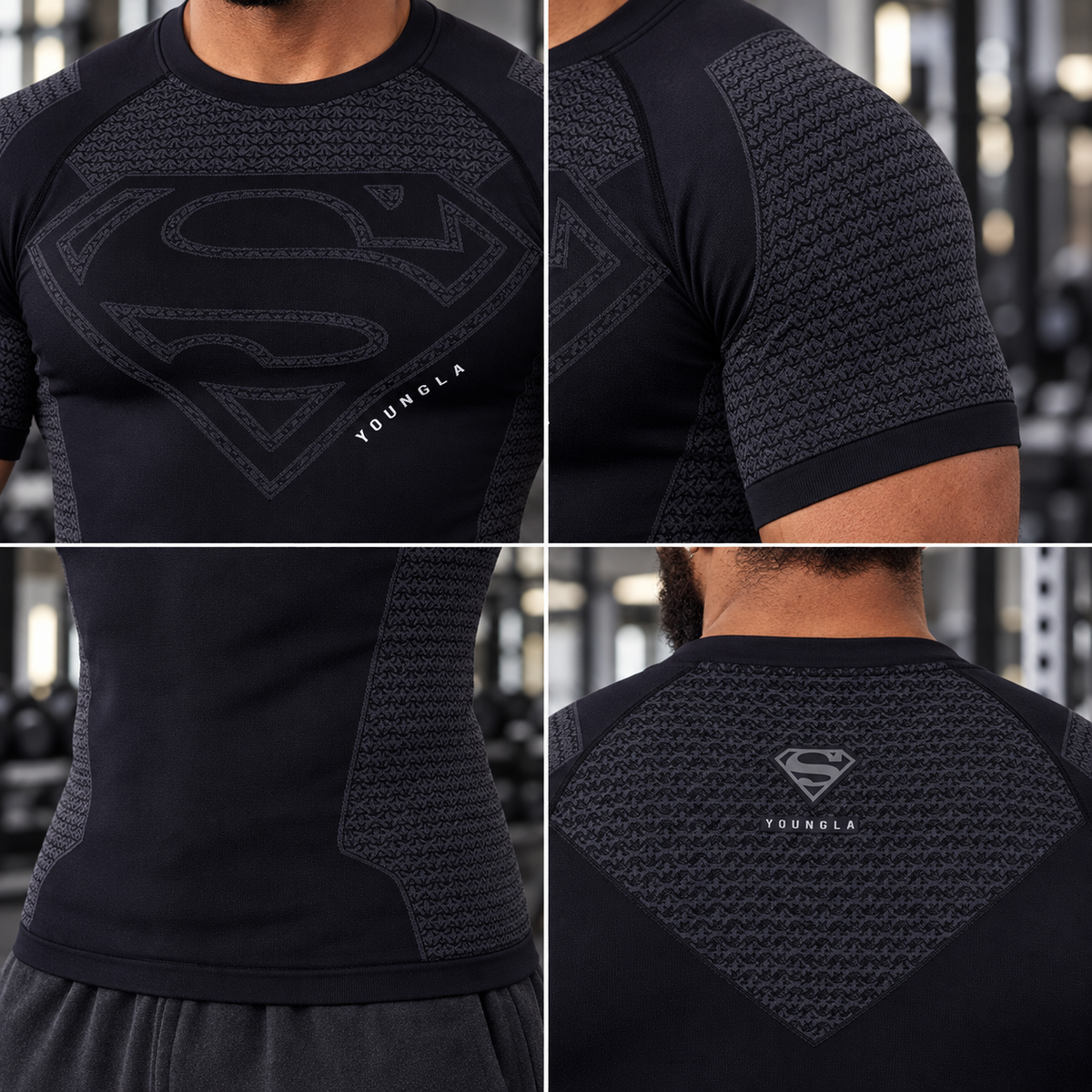 YoungLA Superman Compression Tee