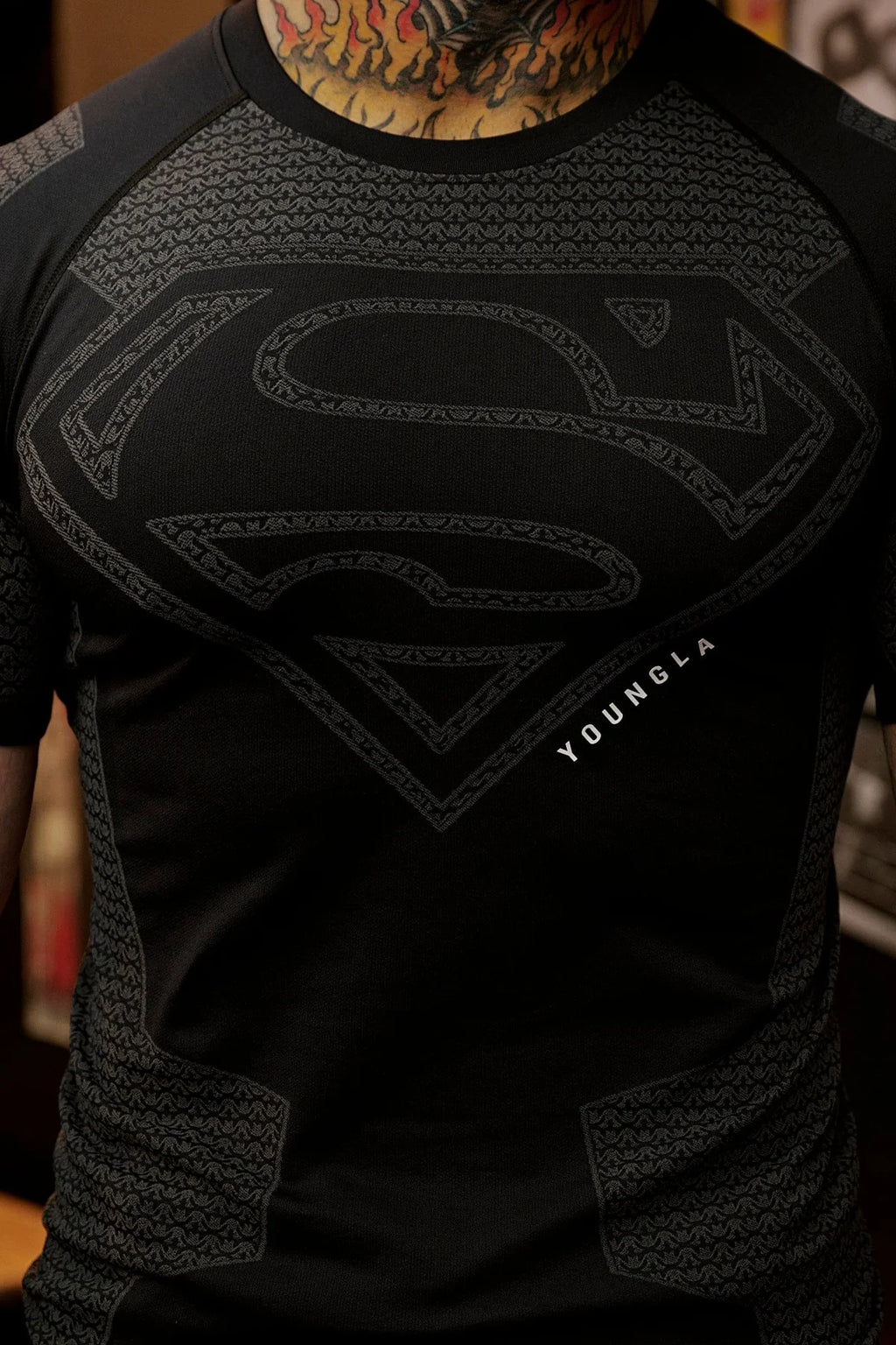 YoungLA Superman Compression Tee